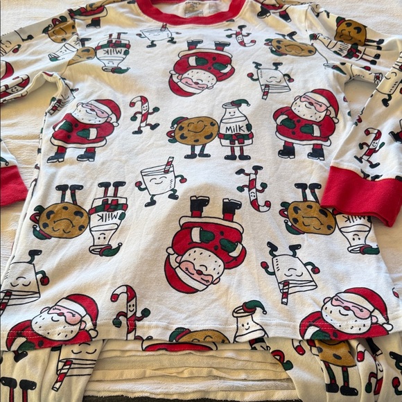 Carter’s Milk, Cookies & Festive Santa Adult Sz. L Pajamas NWOT - Picture 5 of 8